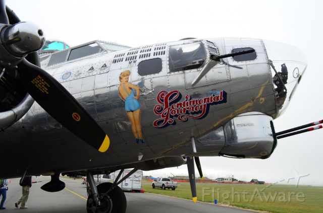 48-3514 — - Foggy morning at Arlington Air Show in Washington State. The fog provided an exclusive zone for featuring this beautiful war bird "Sentimental Journey". Positively enchanting.