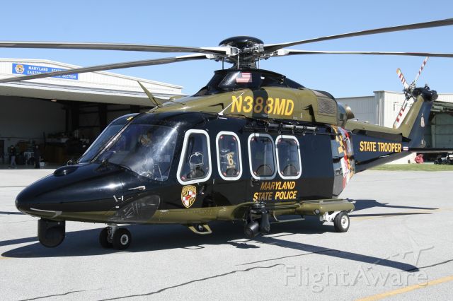 BELL-AGUSTA AB-139 (N388MD) - May 1, 2021 - arrived Easton from Baltimore 