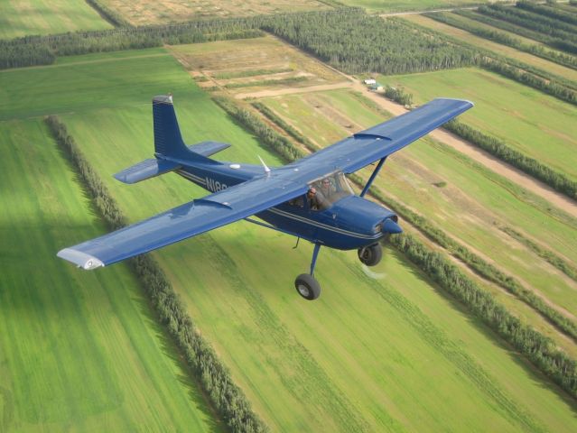 Cessna Skywagon 180 (N180RP) - Enroute to Iliamna, Alaska over the Knik Ag Progect