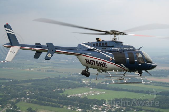 Bell 407 (N575NE) - During a flyover of the Lincoln Air Show in 2006.