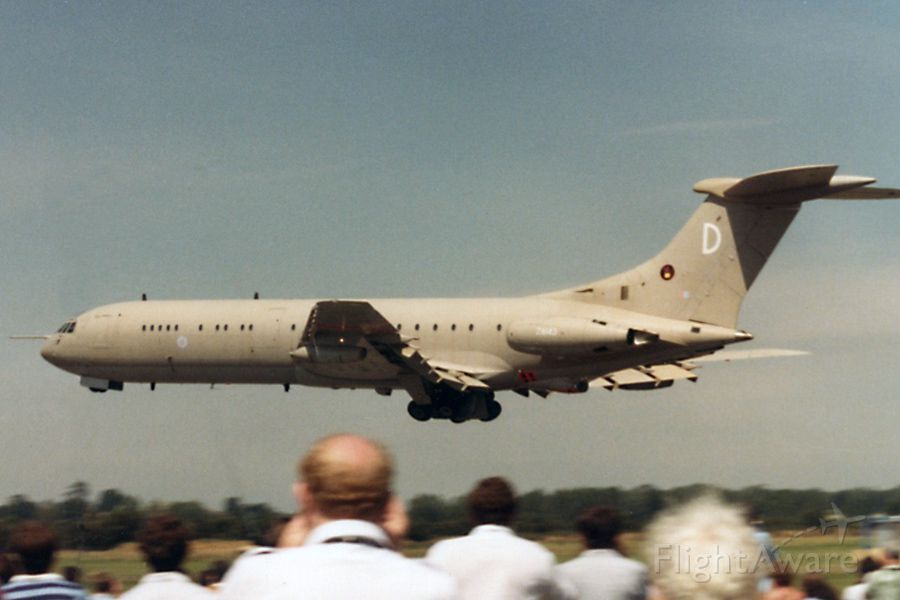 VICKERS VC-10 (ZA143D) - At the Royal Air Tattoo in 1985. Scanned from a print.