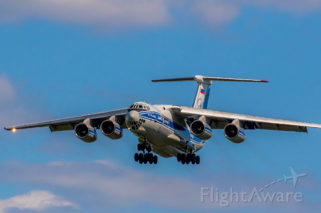 Ilyushin Il-76 (RA-76951) - Its not too often you catch an IL76 coming into town. Final approach to 33L at BWI. 