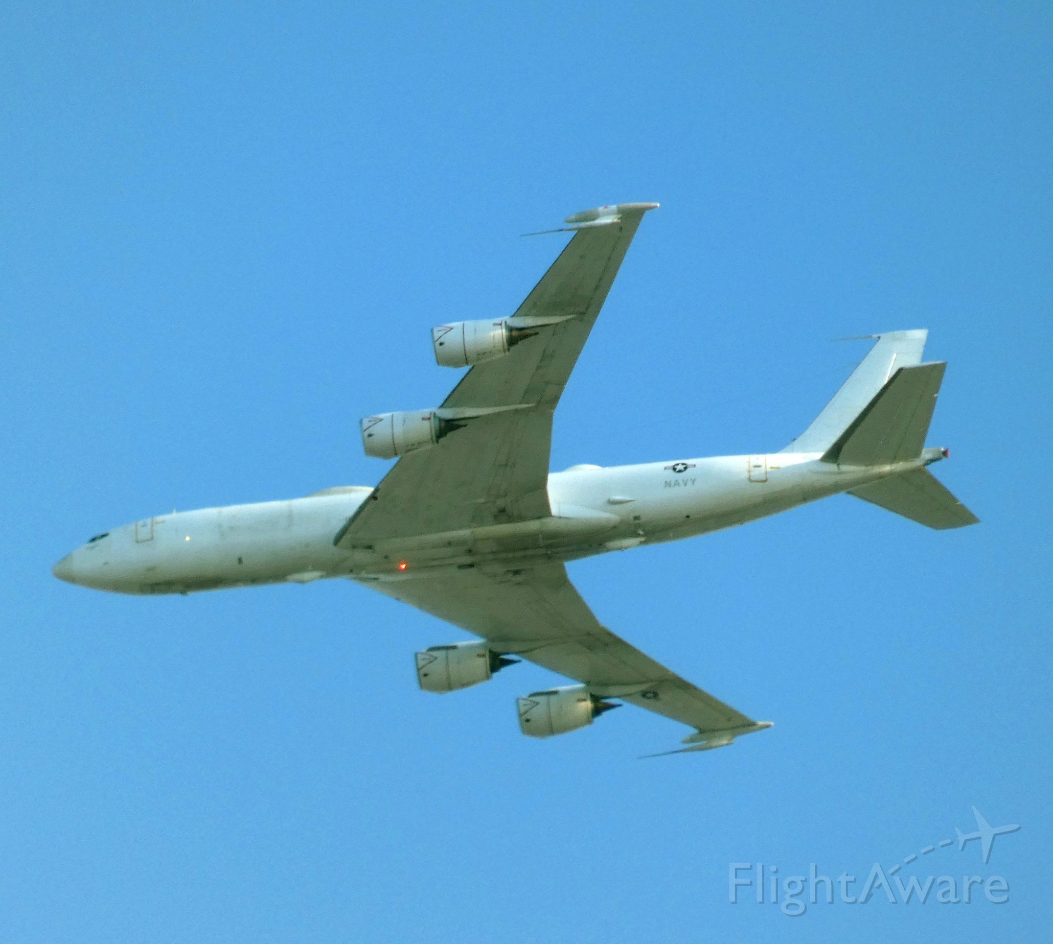 16-4410 — - US Navy Boeing E-6B Mercury from Harrisburg, PA, passing overhead enroute to KWRI, McGuire AF Base.  March 2021.