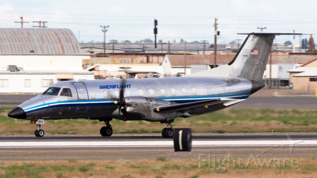 Embraer EMB-120 Brasilia (N258AS) - AMF off to GEG after stopping in PSC for its daily milk run