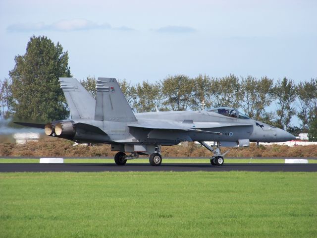 McDonnell Douglas FA-18 Hornet (HVY424) - Finnish F-18C Hornet at Volkel Air Base, Netherlands - September 2011.