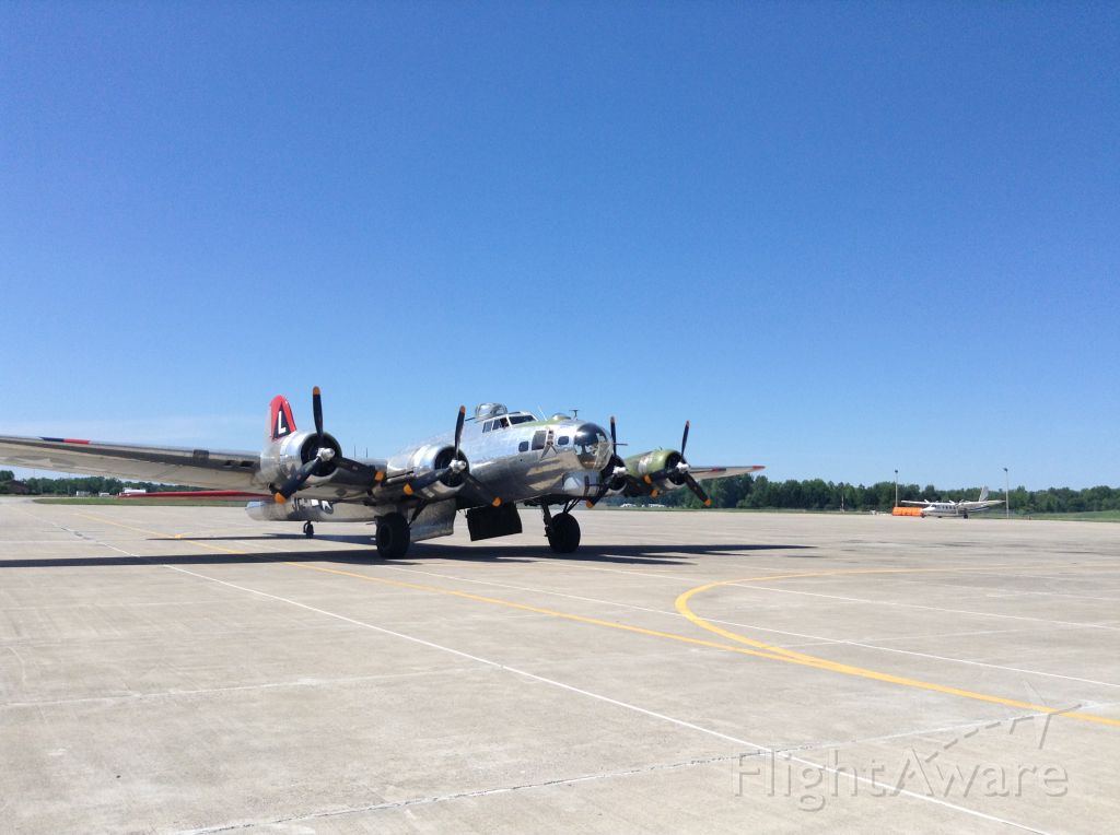 Boeing B-17 Flying Fortress — - B17 at Indy 