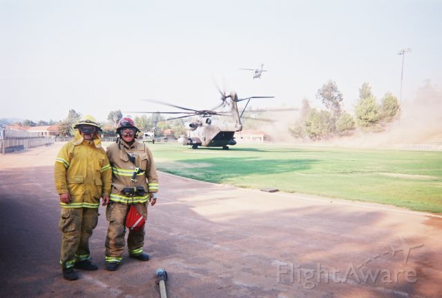 — — - Providing crash rescue for presidential helicopter escort