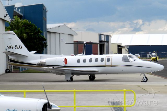 Cessna Citation II (VH-JLU) - Machjet International Cessna S550 Citation S II VH-JLU at Sunshine Coast Airport 25 Jan 2014
