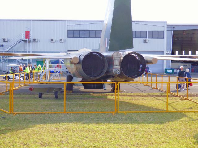 Grumman EF-111 Raven (A8109) - Taken at YWOL Wings over The Illawarra 2014 . The Business  end of the Pig