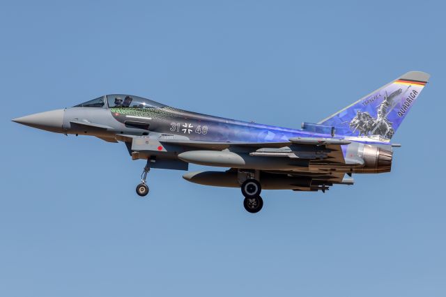 EUROFIGHTER Typhoon — - 31+49 from the TaktLwG-31 on first flight with the new "Quadriga" livery (2020-05-06)