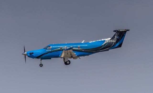 Pilatus PC-12 (N95GE) - One of few props in and out of LAX in the week I was there...