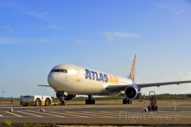 — — - Atlas Air B767 at Providenciales International Airport.