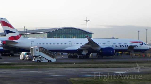 Airbus A350-1000 (G-XWBB) - Resting after arrival from Toronto as BA92