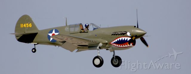 CURTISS Warhawk (N11456) - Photo taken at EAA Airshow