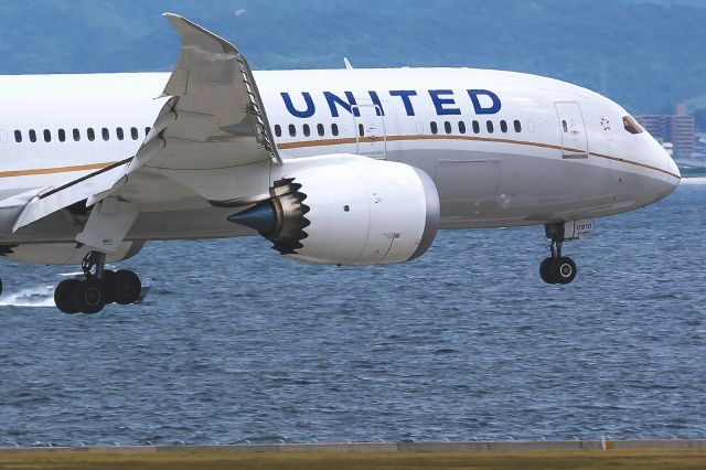 Boeing 787-8 (N26910) - N26910 / UAL35 UNITED AIRLINES INC · San Francisco Intl (KSFO) – Kansai Intl (RJBB)