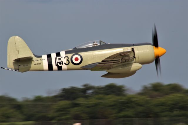 NX15S — - Sea Fury with that smooth sounding 18 cylinder Bristol Centaurus Engine on the take-off 