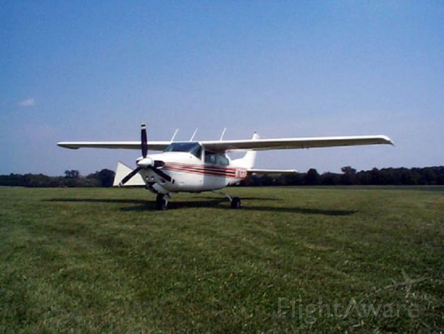 Cessna T210 Turbo Centurion (N1766U) - On the grass in Muskogee Oklahoma
