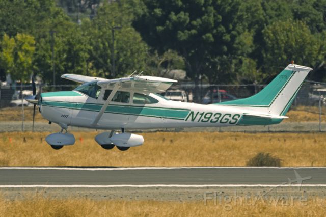 Cessna Skylane (N193GS) - Cessna 182N at Buchanan Field Airport, Concord, CA. September 2021.