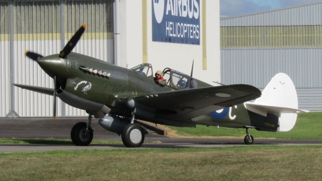 CURTISS Warhawk (ZK-CAG) - Returning from an ANZAC Day display.