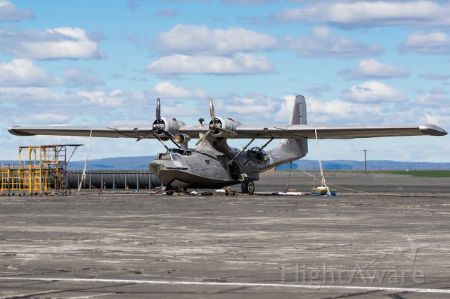 N9825Z — - This PBY is just sitting out on the ramp. Sad to see such a great aircraft like this. 