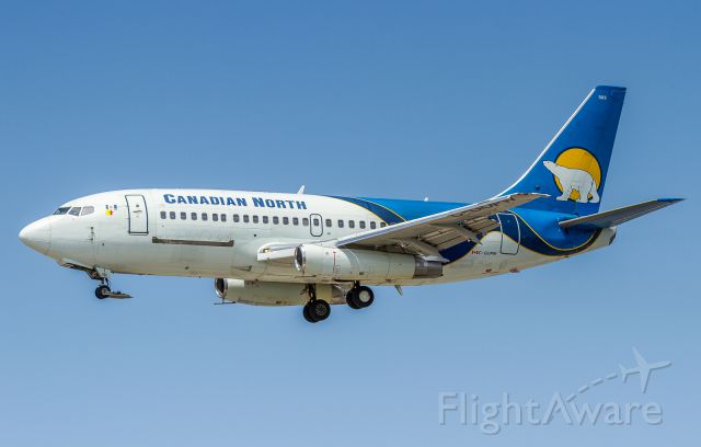 Boeing 737-200 (C-GOPW) - Arriving from Calgary as MPE9200