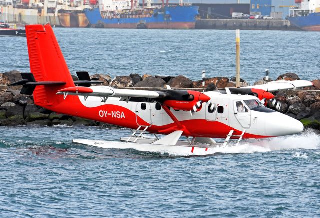 De Havilland Canada Twin Otter (OY-NSA) - Demonstration flight. The company Surcar Airlines will begin its operations next Autumn in the ports of Gran Canaria, Tenerife and La Palma.