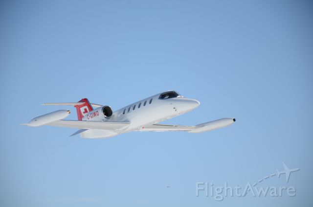 Learjet 35 (C-GIWO) - Fly Over