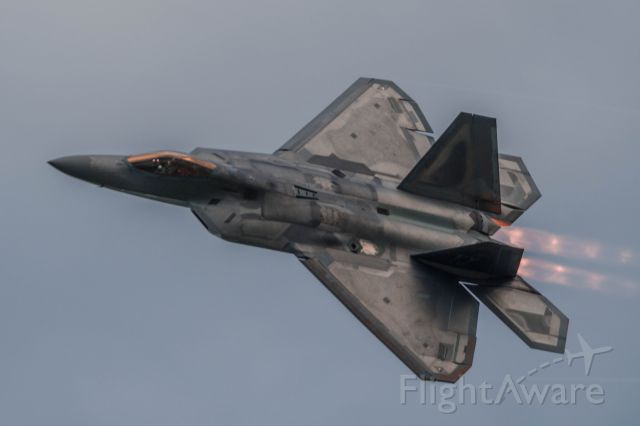 Lockheed F-22 Raptor — - F-22A Raptor demo at SC Air and Ground Expo, McEntire Joint National Guard Base (KMMT)