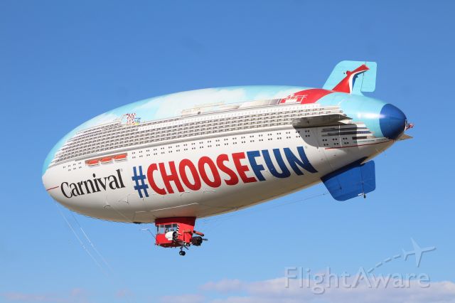 N618LG — - Great flyover in Bermuda Dunes, CA from this airship! #ChooseFun