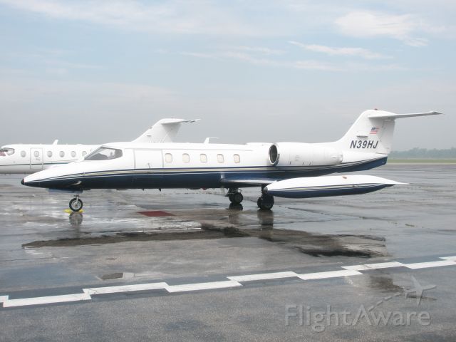 Learjet 35 (N39HJ) - Alson known as HPJ39, parked at Willow Run