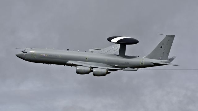 ZH106 — - Royal Air Force Boeing E-3D Sentry AEW1 (707-320B) performing a flypast at the RAF Scampton Air Show - 9th September 2017