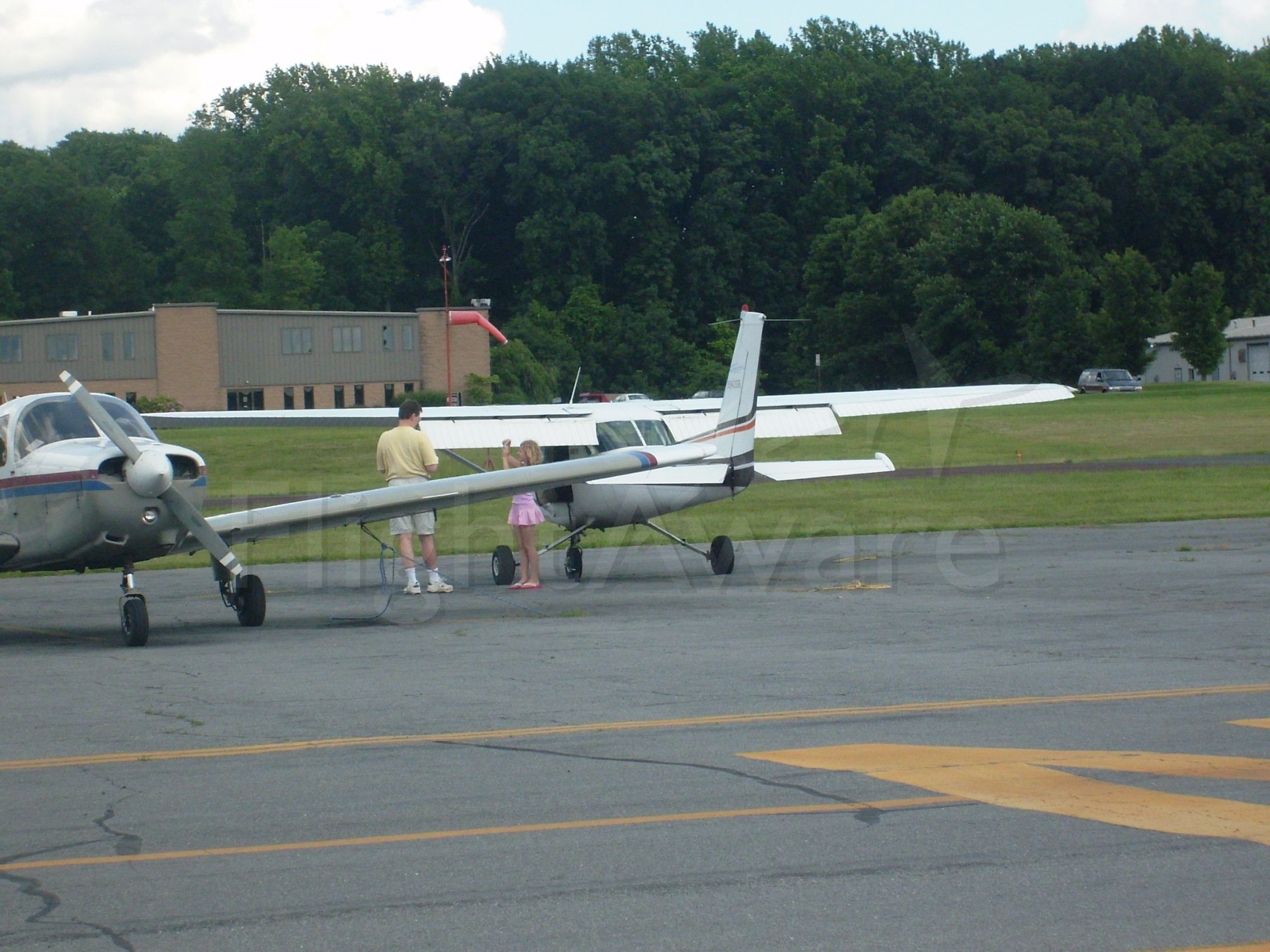 Cessna 152 — - A dad and daughter renting a plane at the Doylestown Airport in Pennsylvania.
