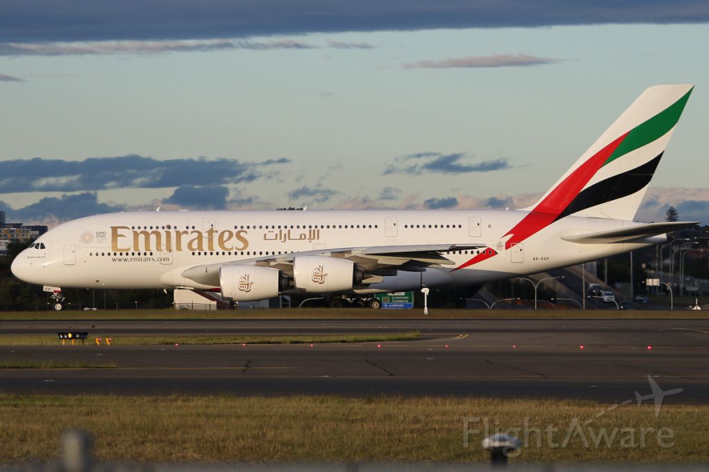 Airbus A380-800 (A6-EEP) - on 24 November 2018