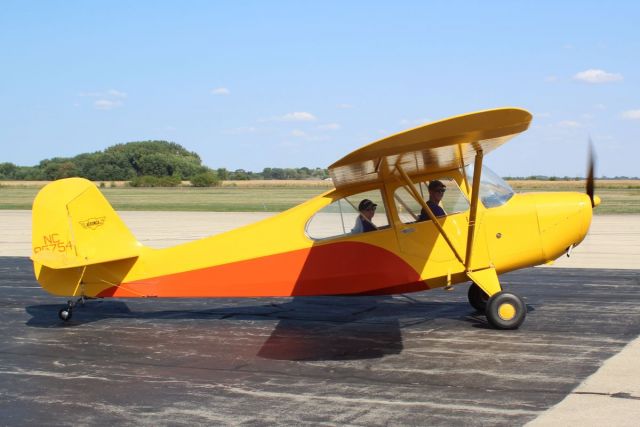 N85754 — - Whiteside Co. Airport 18 Sep 21br /What a nice looking Aeronca Champ!!br /Gary C. Orlando Photo