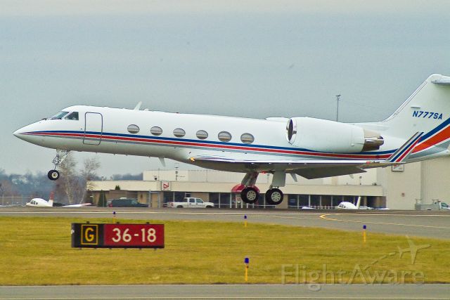 Gulfstream Aerospace Gulfstream IV (N777SA) - N777SA Dep KOXC runway 18