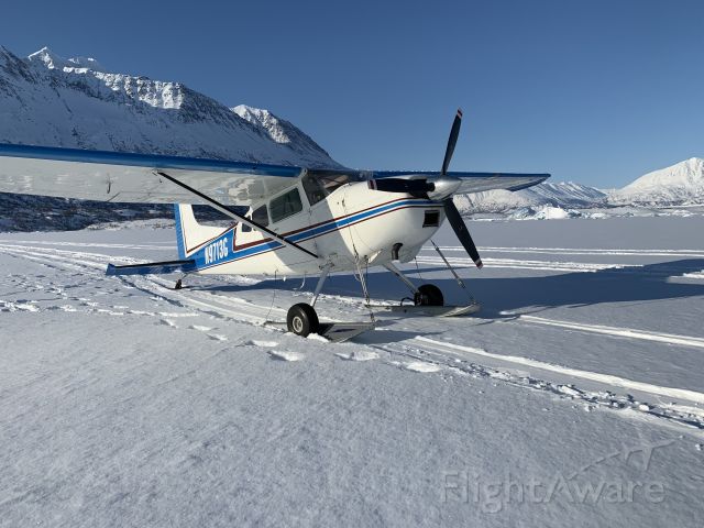 Cessna Skywagon 180 (N9713G) - Winter Ski Flying