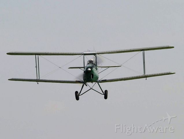 OGMA Tiger Moth — - DH82 Tiger Moth on approach to Clifton, Qld, Aust