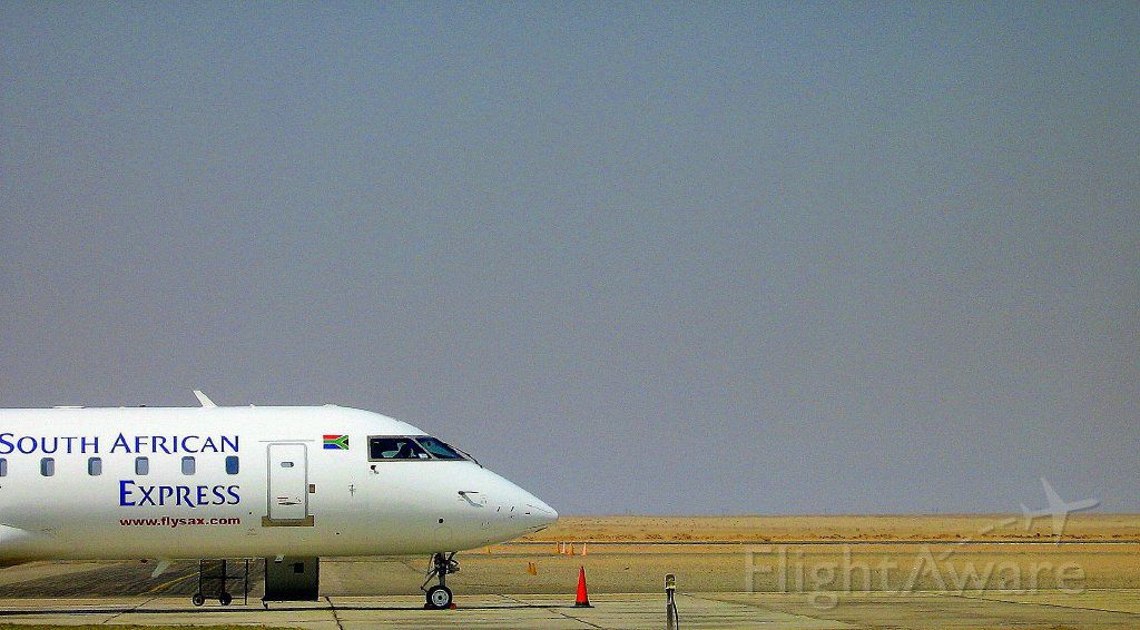 Canadair Regional Jet CRJ-200 — - Bombardier CRJ-200 at Rooikop Airport, Walvis Bay, Namibia