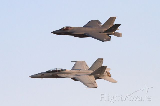 — — - US Navy Legacy Flight - br / F-35C /  F/A-18F - California Capital Airshow - Drive-In show - 09/24/21
