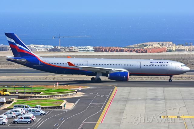 Airbus A330-300 (VQ-BPI) - Tenerife Surbr /03/09/2017