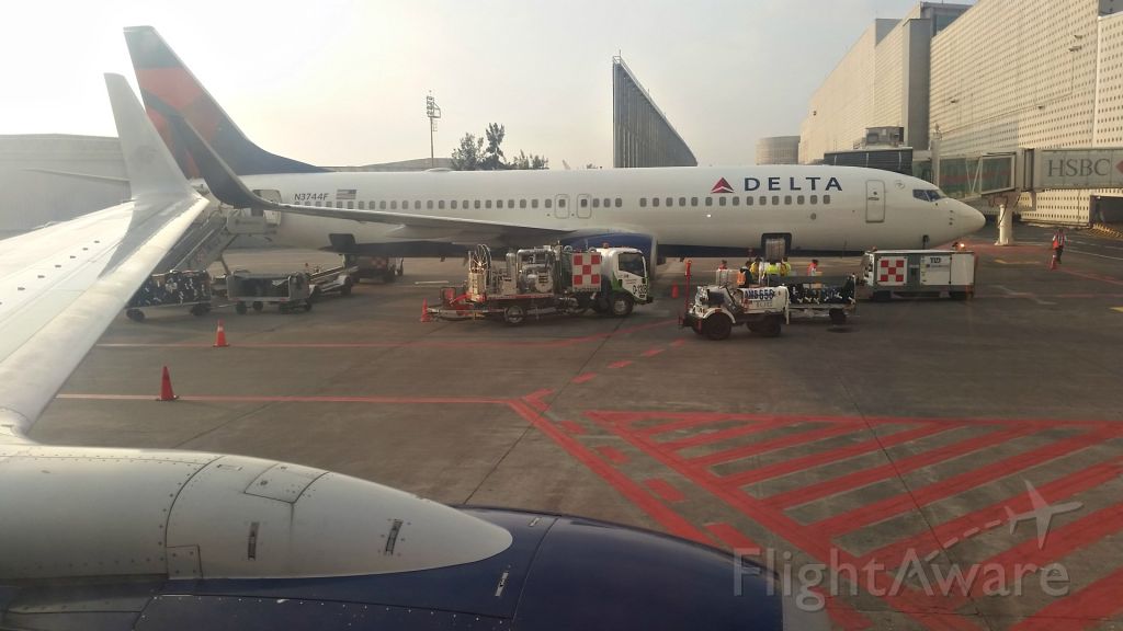 Boeing 737-800 (N3744F) - Delta Flight to Atlanta getting ready to depart. 