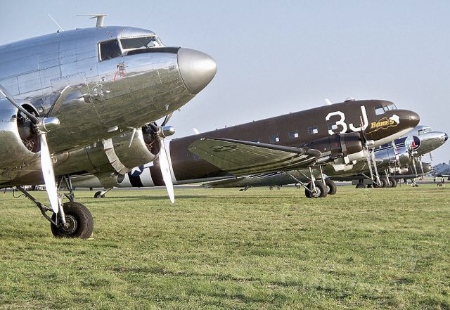 N59NA — - "Bones" at the DC-3 reunion at the EAA Air Venture in Oshkosh, Wisconsin USA.