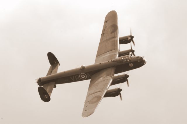 Avro 683 Lancaster (C-GVRA) - Built in Malton Ontario in 1945 this Mk. X is the pride of the fleet of the Canadian Warplane Heritage. Org. Ser # FM213