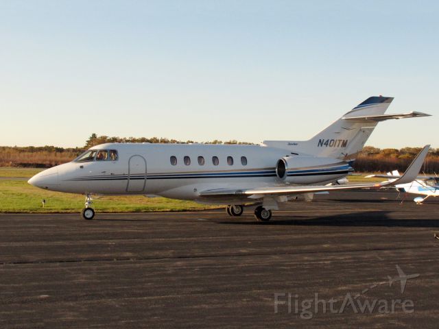 Raytheon Hawker 800 (N401TM) - Great aircraft - stand up cabin.
