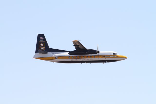 FAIRCHILD HILLER FH-227 (85-1608) - California Capital Airshow - 10/01/16br /C-31A - Fokker F27-400Mbr /Golden Knights US Army Parachute Team Carrier Aircraft