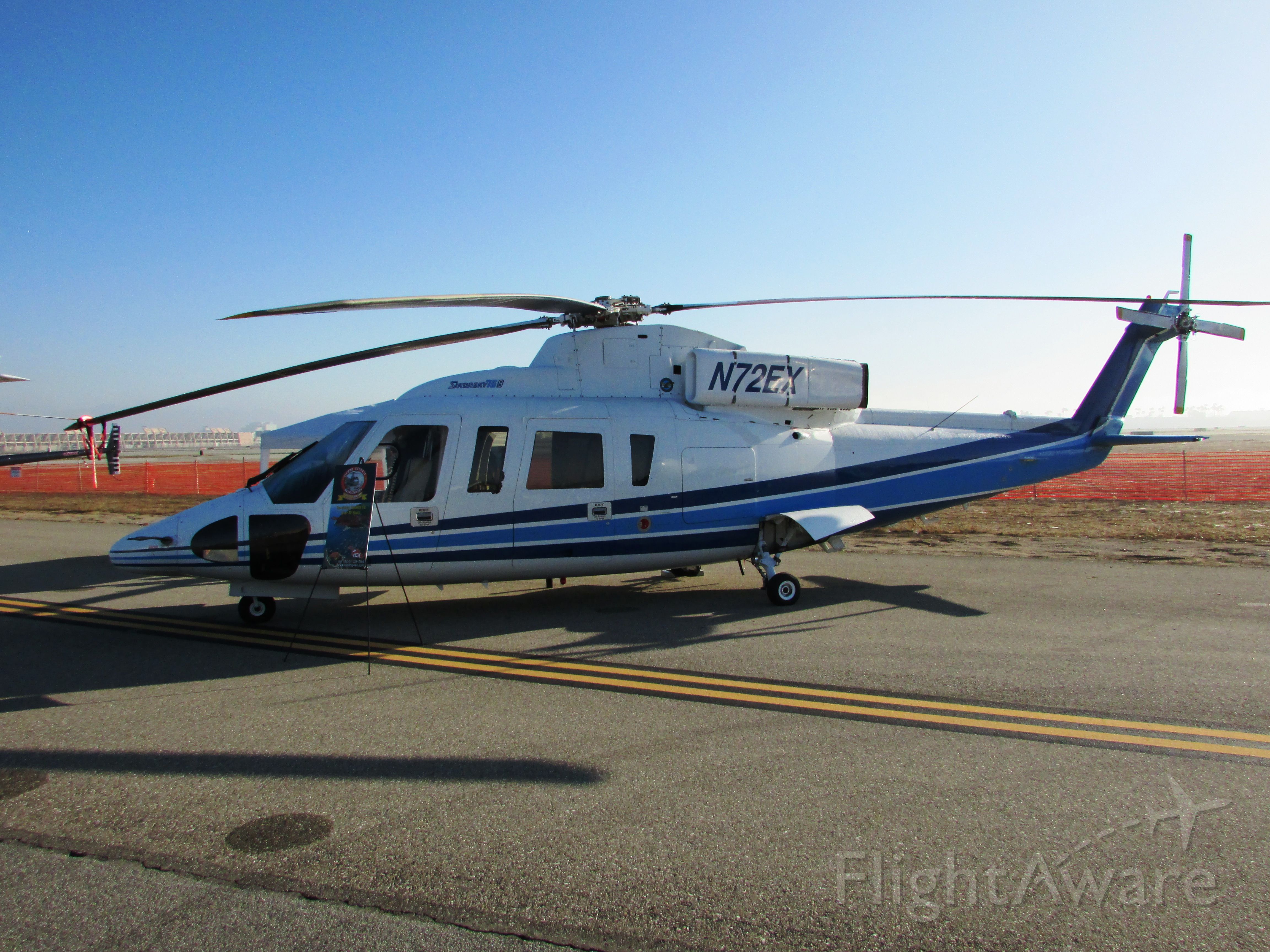 Sikorsky S-76 (N72EX) - On display at Long Beach
