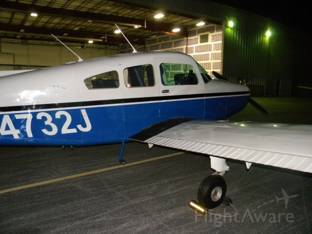 Beechcraft Sierra (N4732J) - Getting ready for a night flight.