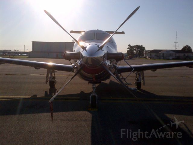 Pilatus PC-12 — - ASP PC-12 in YFD for the day