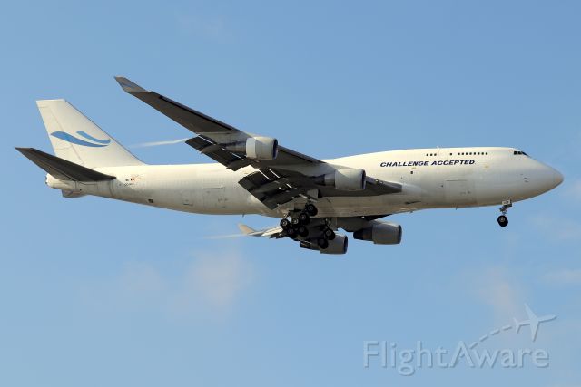 Boeing 747-400 (OO-ACE) - 'Challenge 1531' arriving from Liege, Belgium