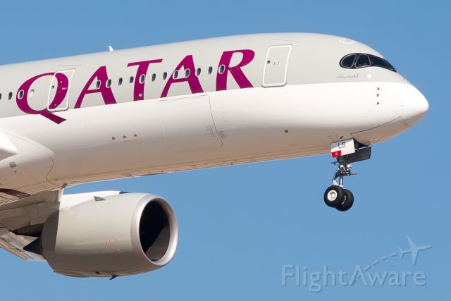 Airbus A350-900 (A7-ALB) - Qatar sends an A350 to DFW, for the first of 2 months of trips from Doha.  This one: A7-ALB